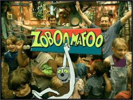 Title screen of Zoboomafoo - Leapin' Lemurs! on the Sony Playstation.